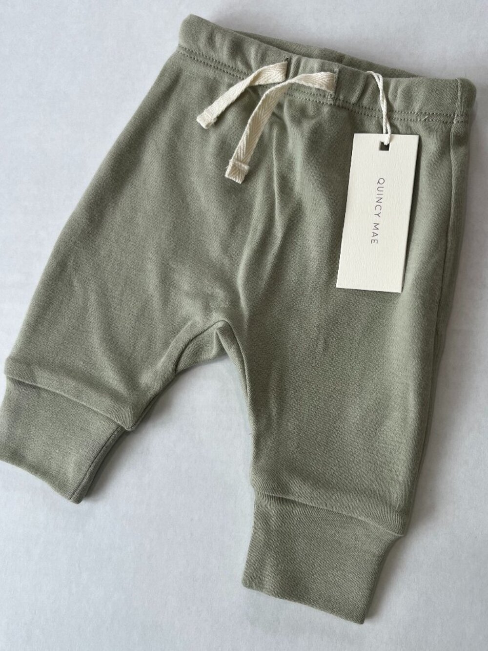 Baby - Newborn & 0-3M - NWT Drawstring Pant in Sage
